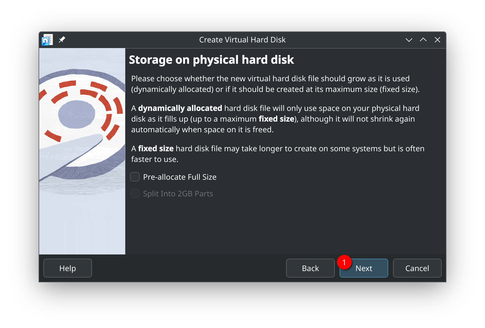 Storage Allocation Type