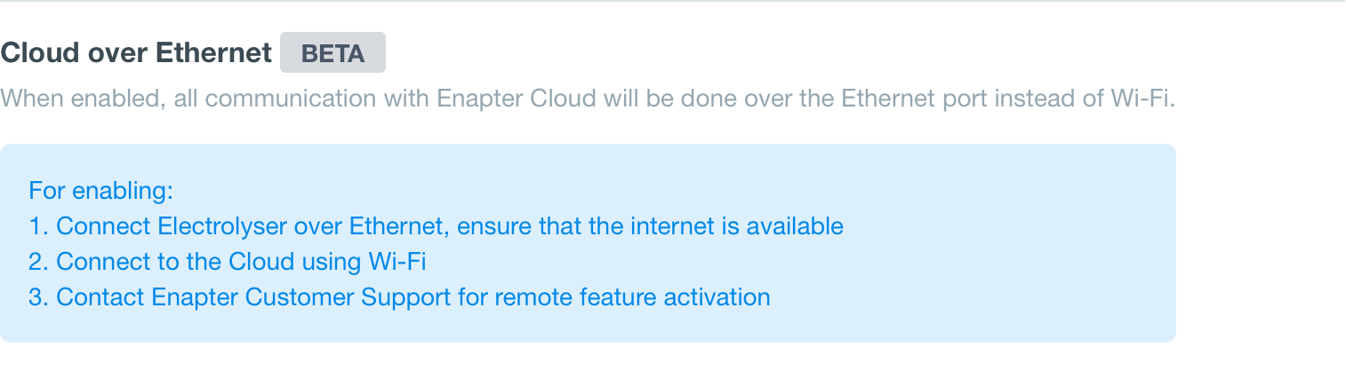 Cloud over Ethernet